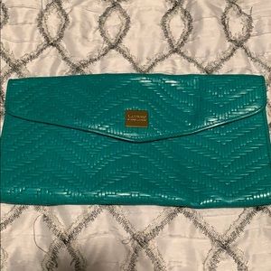 Ralph Lauren turquoise clutch